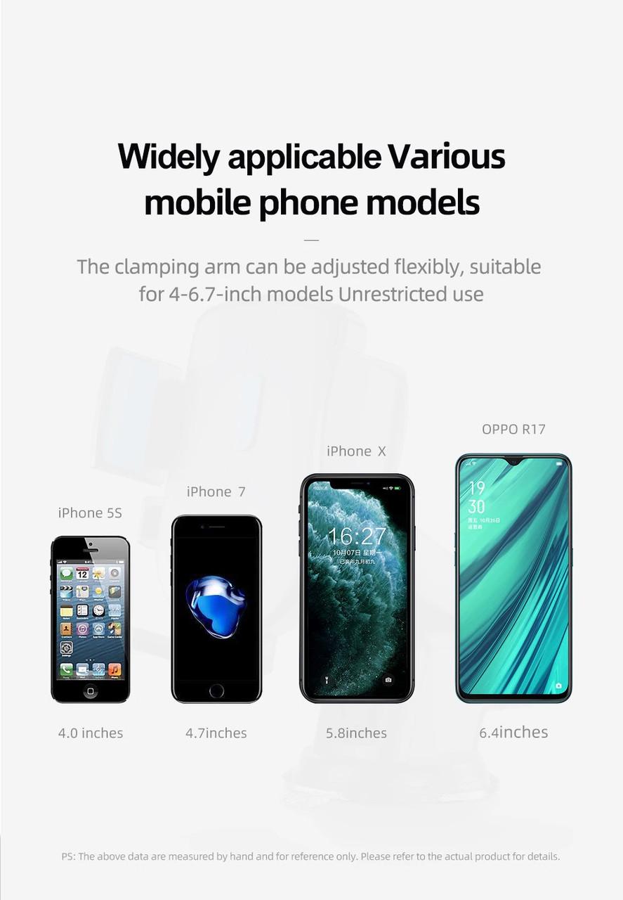 Автотримач Joyroom JR-OK3 для телефонів на присосці - фото 4 Автотримач Joyroom JR-OK3 для телефонів на присосці - фото 4