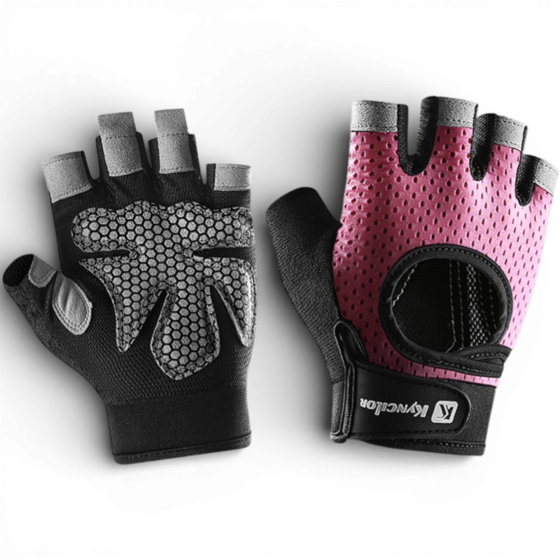 Перчатки для спорта и фитнеса Univerza Розовый