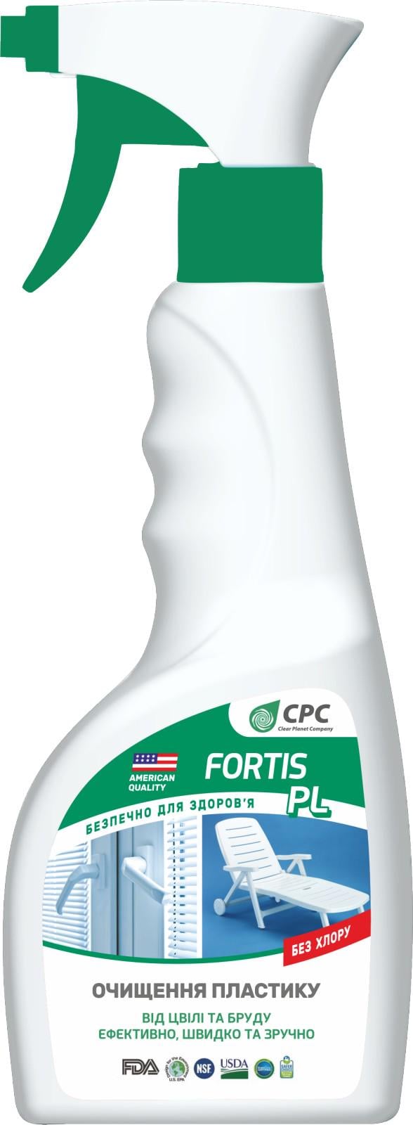 Средство для очистки пластика от плесени и грязи FORTIS PL CPC 500 мл (02)