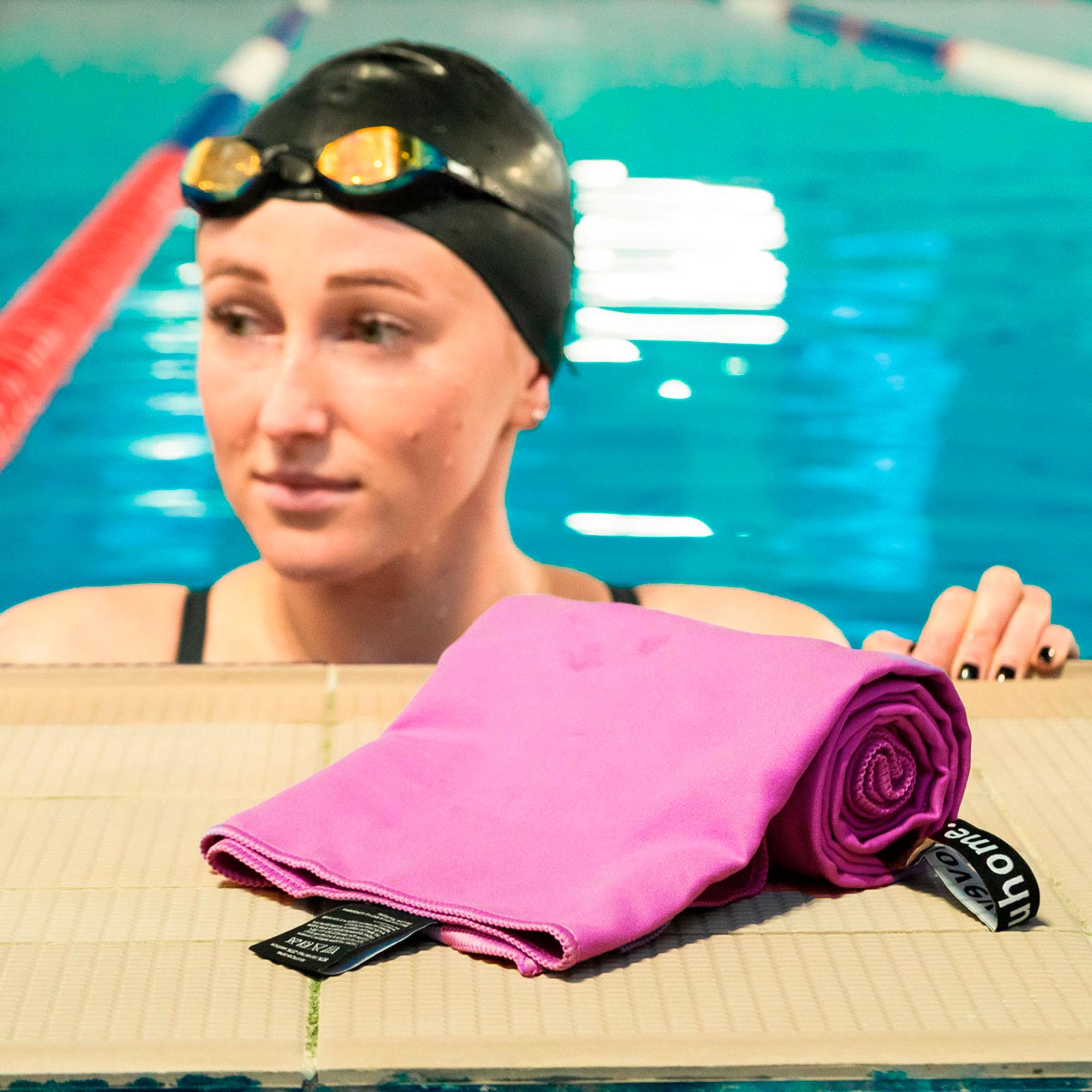 Рушник з мікрофібри спортивний з чохлом Love You 80х180 см Рожевий (60146) - фото 6 Рушник з мікрофібри спортивний з чохлом Love You 80х180 см Рожевий (60146) - фото 6