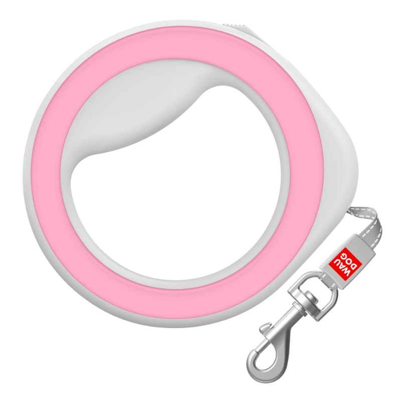 Поводок-рулетка для собак Waudog R-leash светоотражающая лента до 40 кг 2,9 м (2296439119)