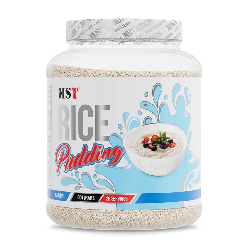 Рисовая каша быстрого приготовления без варки MST Rice Pudding 1 кг Без вкуса (34585)