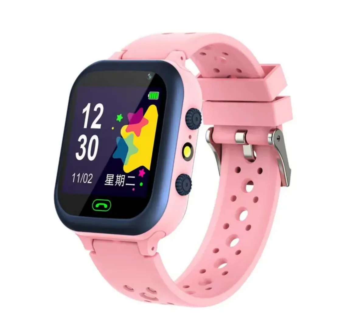 Смарт-годинник дитячий Smart Baby Watch Q15 із функцією відстеження/камера/українська мова Рожевий (23564217)