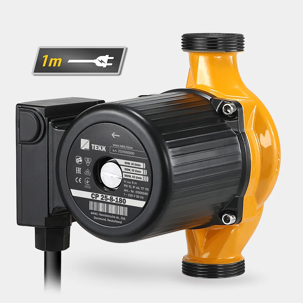 Циркуляційний насос CP 25-8-180 TEKK HAUS - фото 3 Циркуляційний насос CP 25-8-180 TEKK HAUS - фото 3