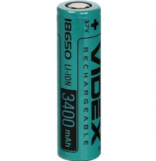 Аккумулятор Батарея Videx 18650 Li-Ion 3400mAh без защиты Аккумулятор Батарея Videx 18650 Li-Ion 3400mAh без защиты