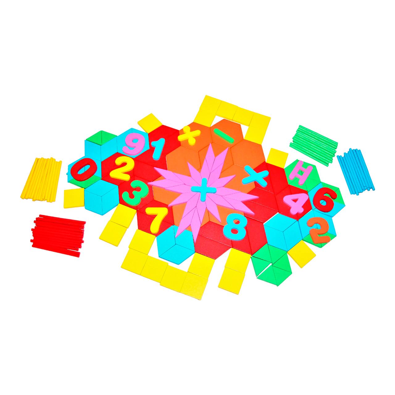 Набір навчальний дитячий Руді Танграм із дерев'яних фігур 36 деталей (10129506)