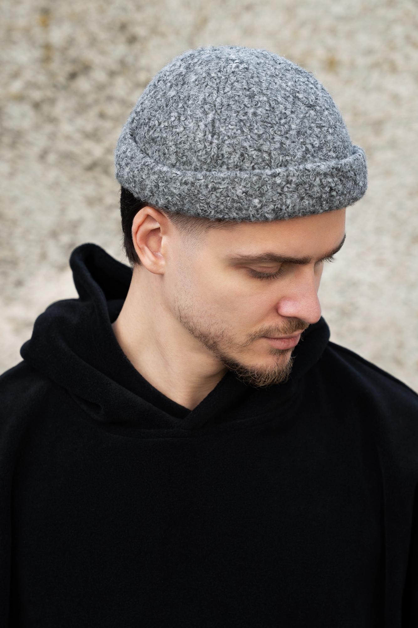 Кепка меховая Without Brand Dax Gray (8055947)