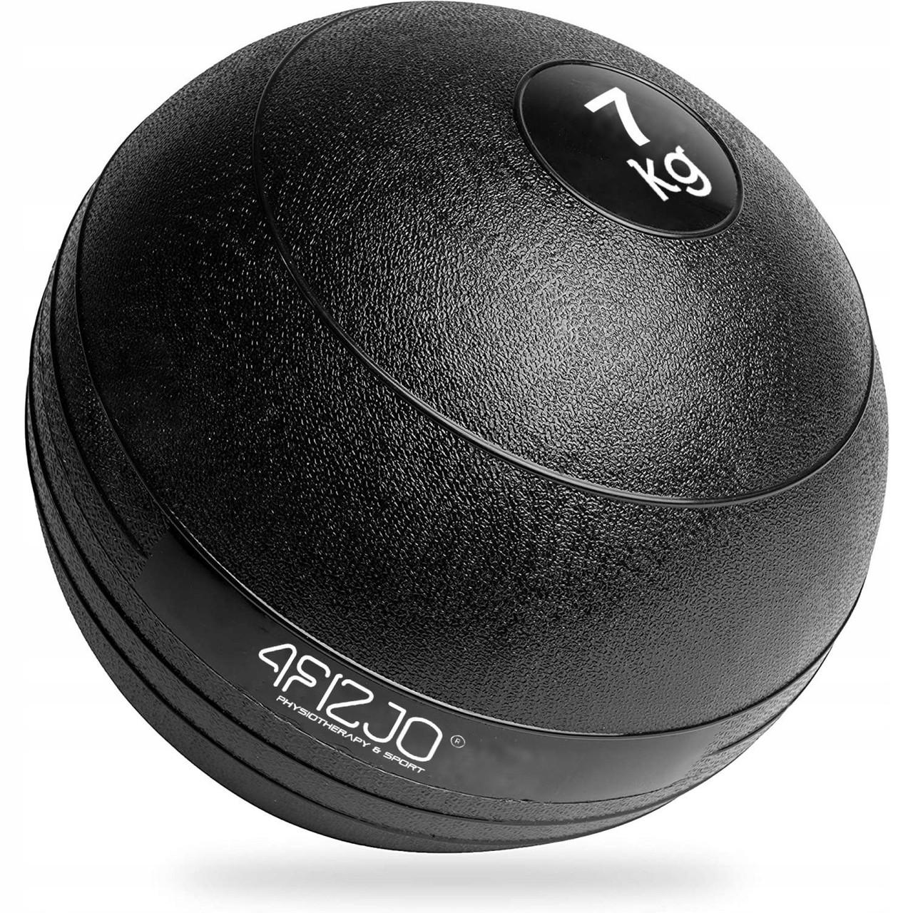 Слембол медицинский мяч для кроссфита 4fizjo Slam Ball 7 кг Black (P-5907739315434)