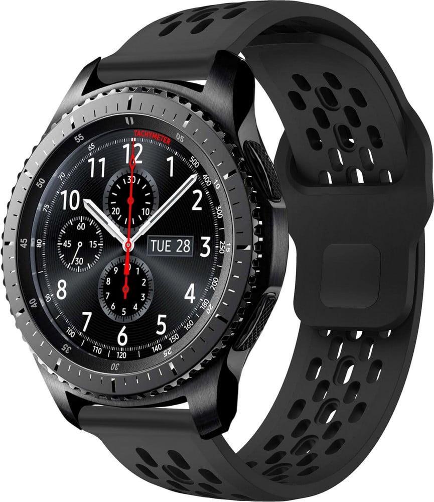 Ремешок силиконовый Liveunic для Samsung Gear S3 Frontier Black (41961-2B)