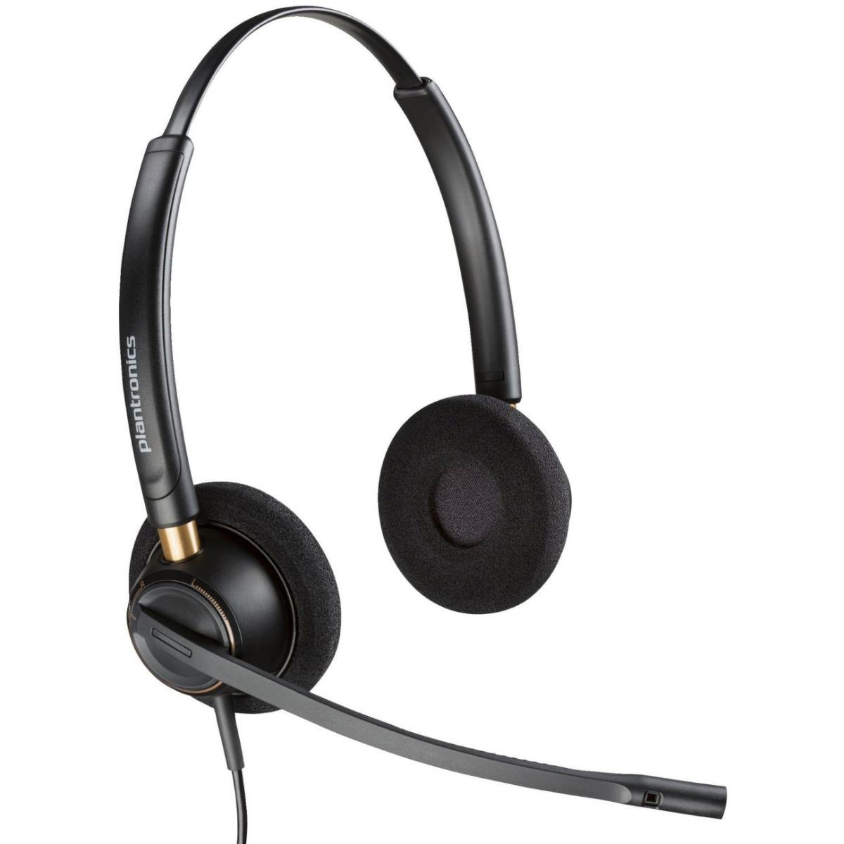 Гарнітура дротова Poly EncorePro 520 Quick Disconnect (QD) Stereo Black (783P7AA)