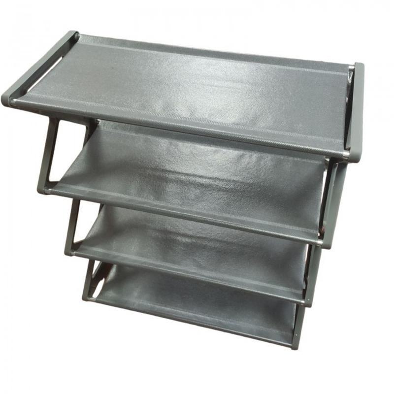 Полка для обуви Shoe Rack YH8809-4 Серый - фото 4