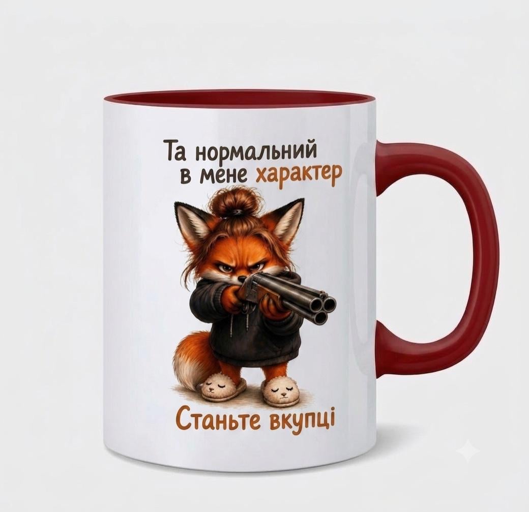 Чашка "Да нормальный у меня характер" (37222340)