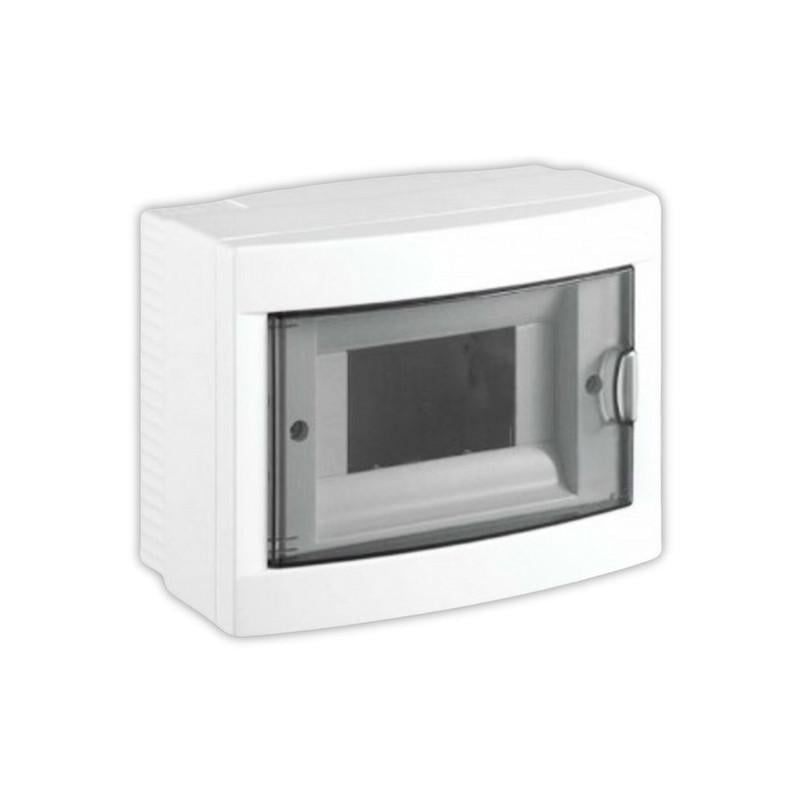 Распределительный щит УЭК ЩРН-П-6 6 модулей пластик 140x184x100 мм навесная прозрачная дверь (MDK23-N-06-40-UEC) Распределительный щит УЭК ЩРН-П-6 6 модулей пластик 140x184x100 мм навесная прозрачная дверь (MDK23-N-06-40-UEC)