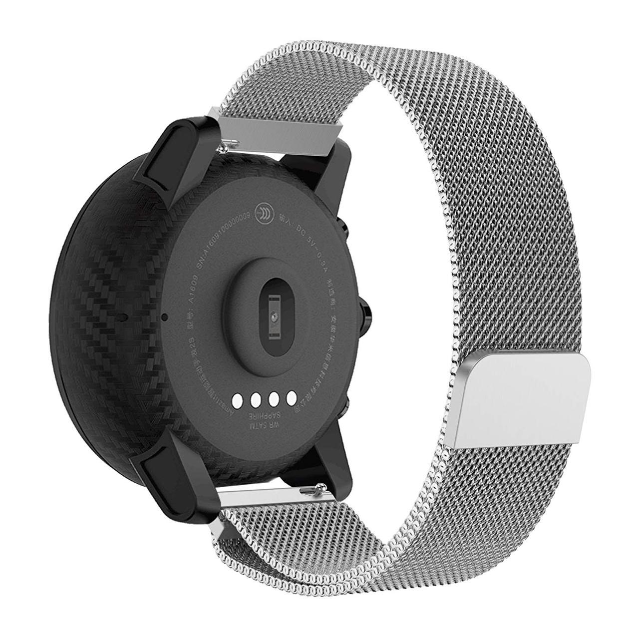 Миланский сетчатый ремешок Primo для часов Xiaomi Huami Amazfit SportWatch 2/Amazfit Stratos Silver (732126885)