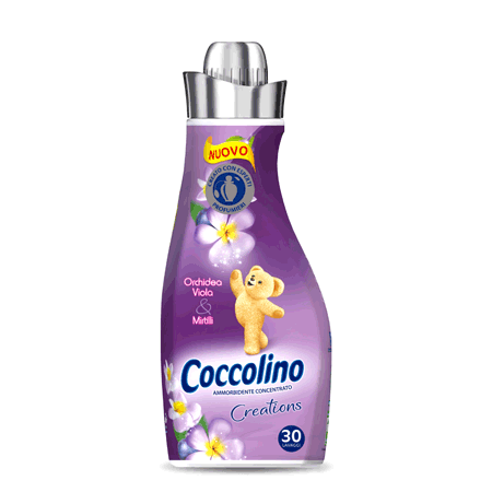 Кондиціонер-ополіскувач парфумований для прання білизни Coccolino Orchidea Viola&Mirtilli 30 прань