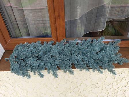 Искусственная гирлянда хвойная для декора Элитная литая из пищевого пластика 1 м Голубой (147-41-Гирл.Элит.Гол.) - фото 2 Искусственная гирлянда хвойная для декора Элитная литая из пищевого пластика 1 м Голубой (147-41-Гирл.Элит.Гол.) - фото 2