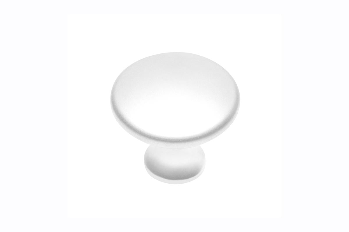 Ручка кнопка GTV UDINE ⌀ 29 мм Белый матовый (24986020) - фото 1