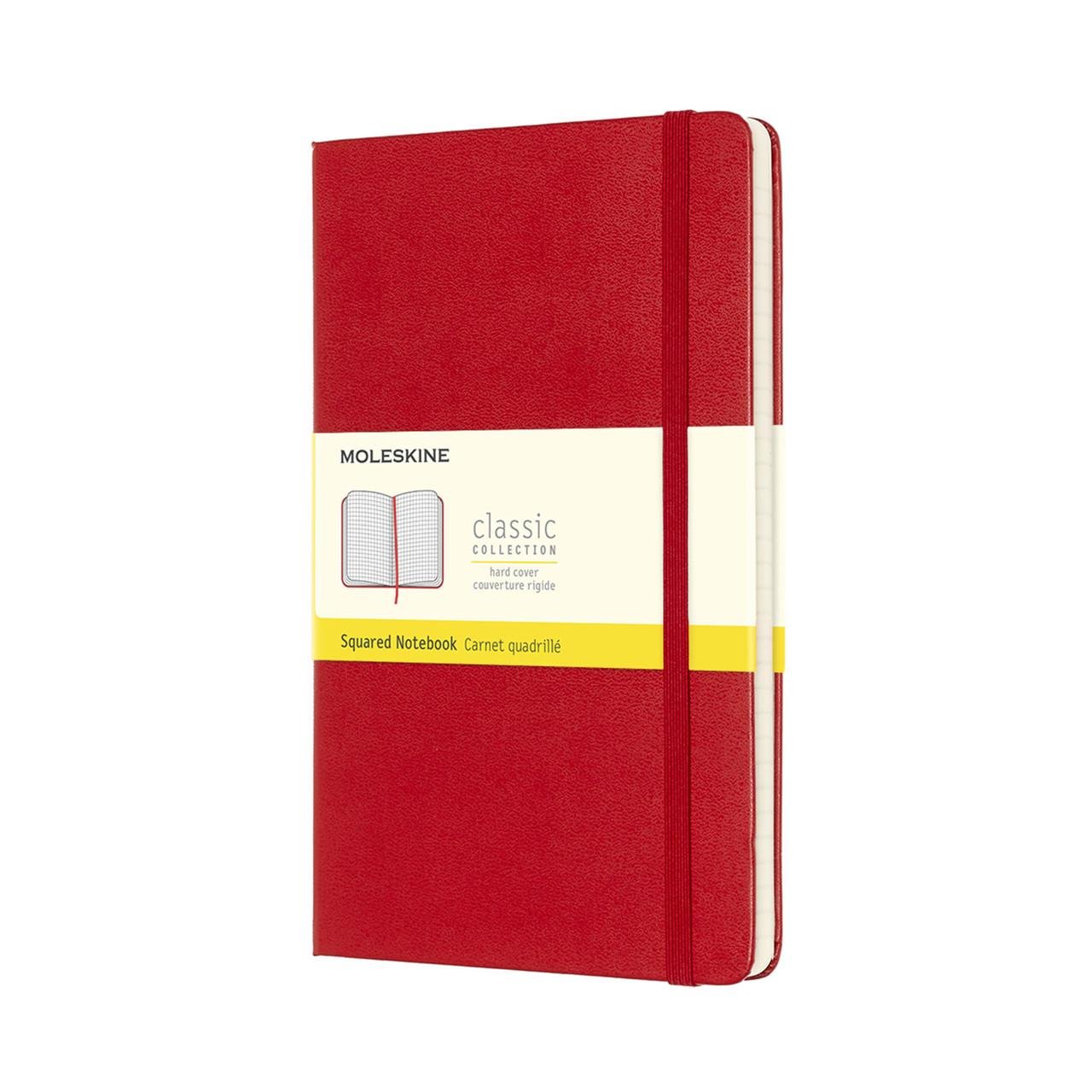 Блокнот Moleskine Classic средний 13х21 см 240 страниц в клетку красный (9788862930338)
