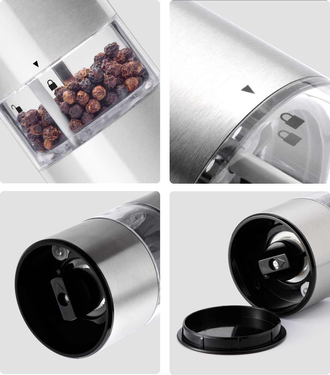 Мельница-измельчитель єлектрическая Circle Joy Mi для соли/перца/специй (12143070) - фото 8 Мельница-измельчитель єлектрическая Circle Joy Mi для соли/перца/специй (12143070) - фото 8