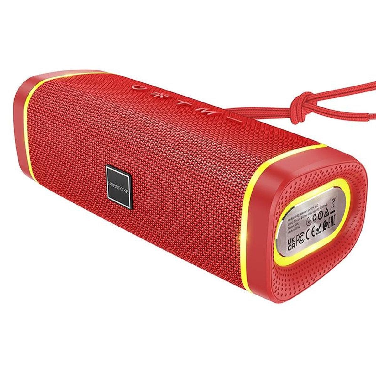 Портативная колонка Borofone BR32 Sound arc sports BT speaker 1200 mAh Red (602736)