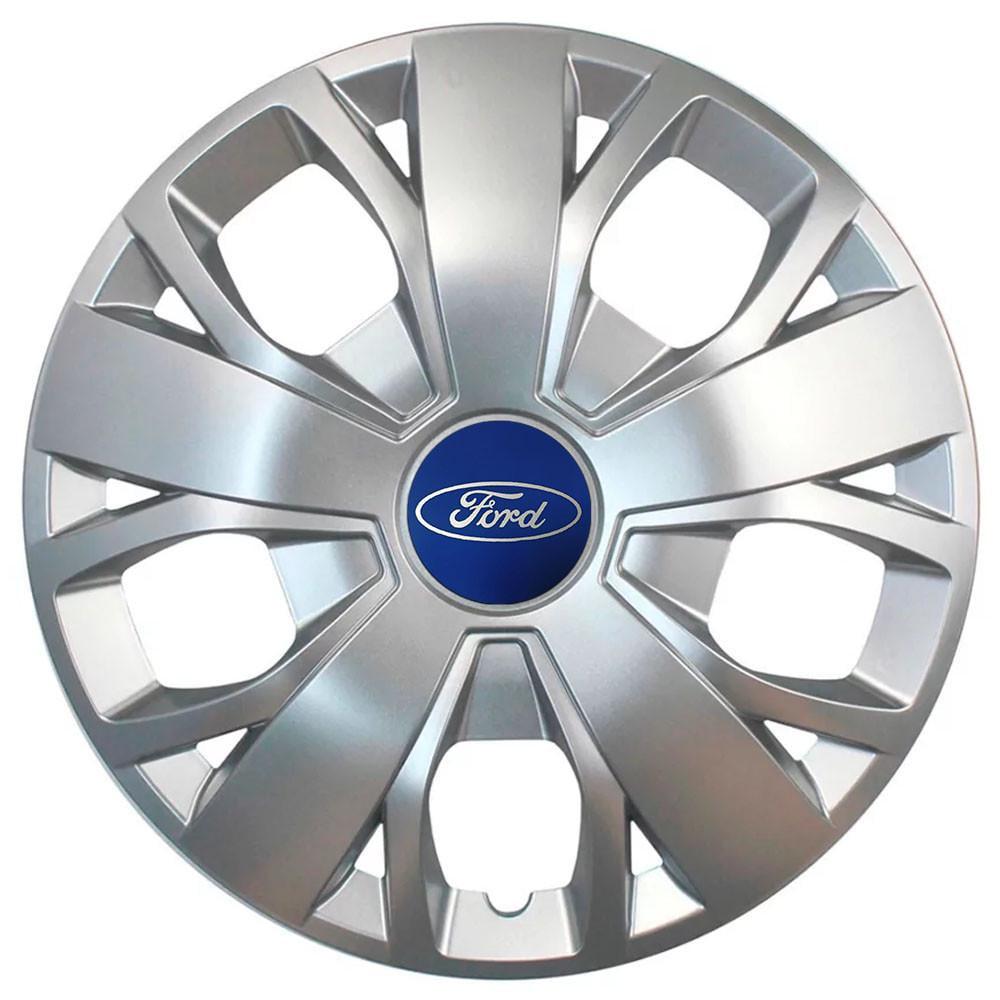 Колпаки SJS 420 с логотипом Ford R16 4 шт. Серебристый (2654554711)