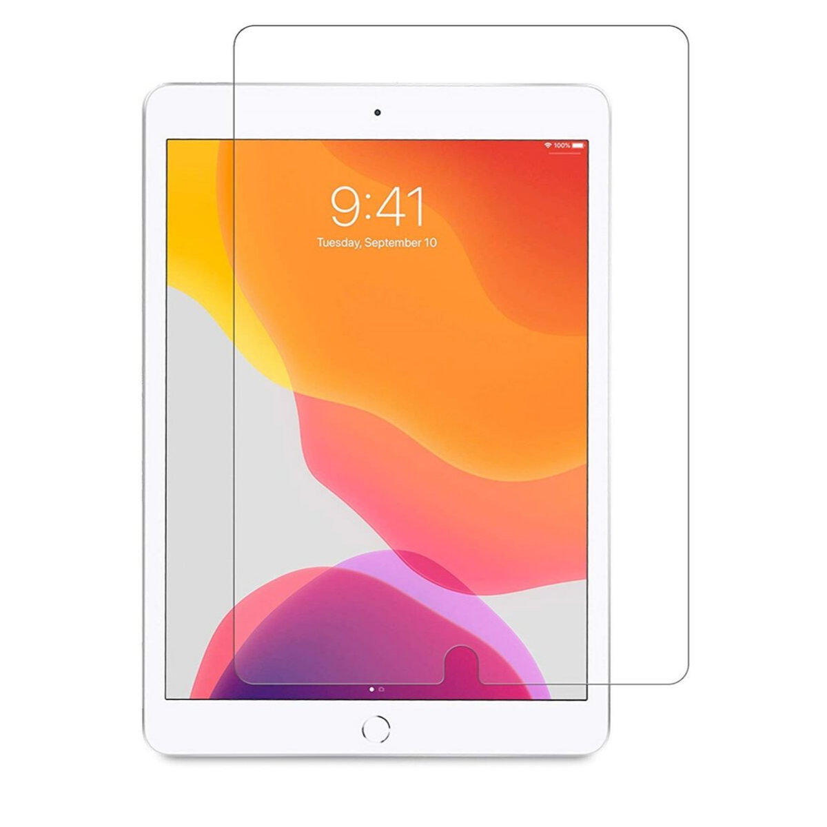 Защитное стекло 2.5D Apple iPad 7 (10.2"/2019)