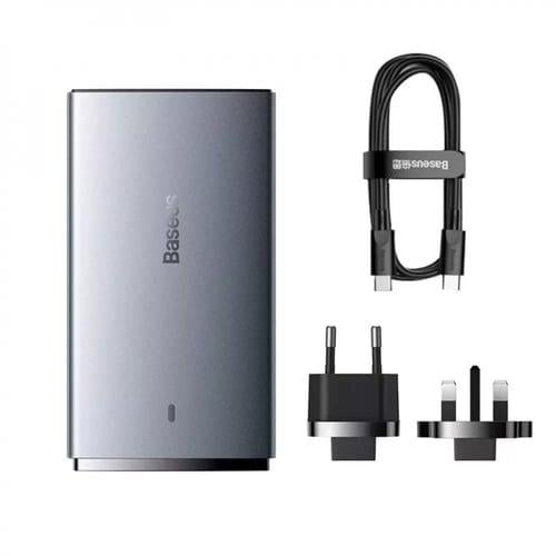 Сетевой адаптер для ноутбуков и телефонов Baseus GaN5 Pro Ultra-Slim 65 W Type-C+USB - фото 3