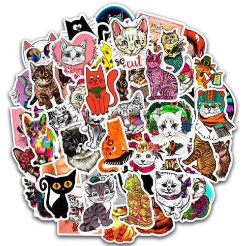Набор наклеек Cats 50 шт. (3176)