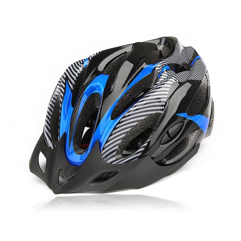 Шлем велосипедный защитный Helmet Н-103 Black/Blue