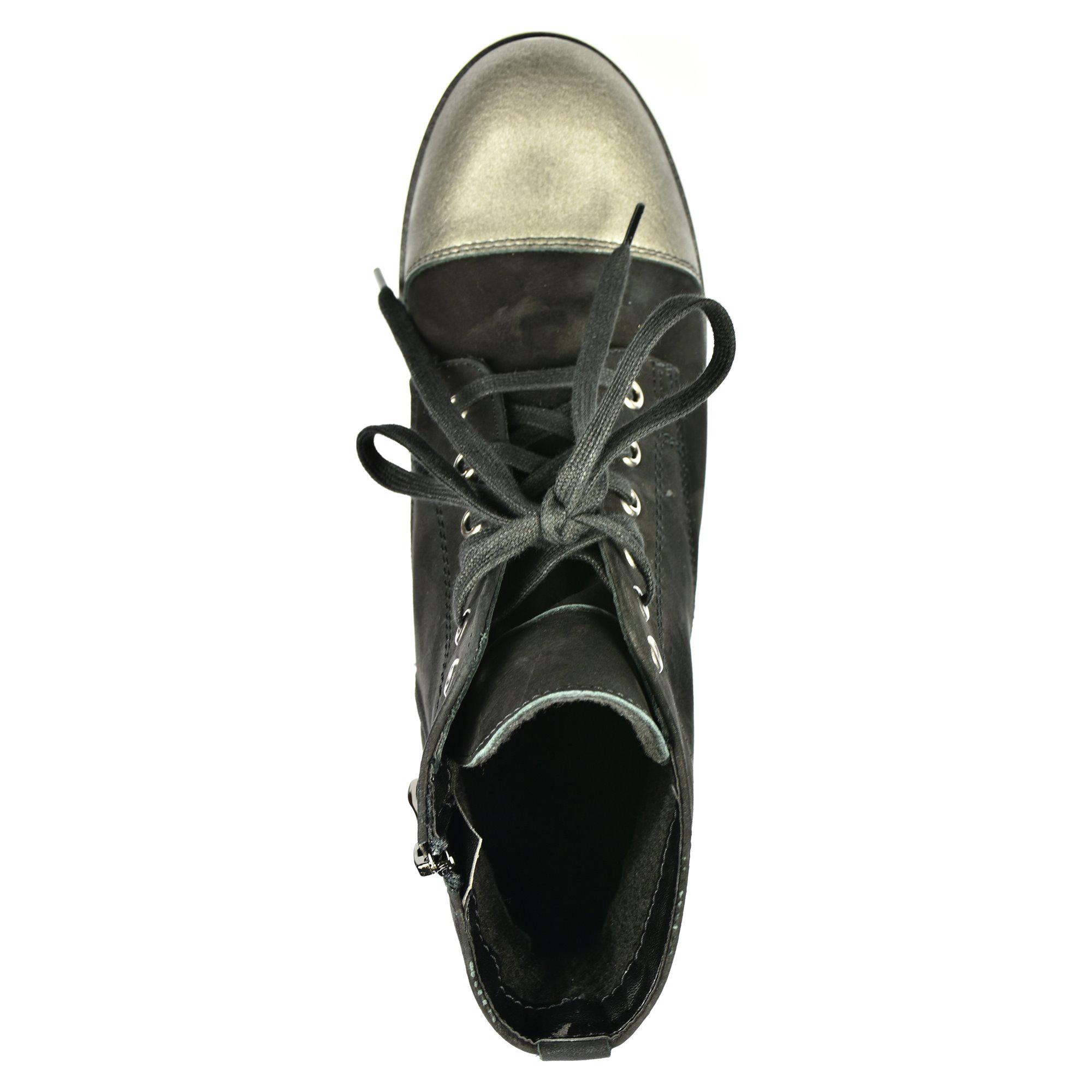 Черевики осінні жіночі Contes р. 39 Чорний/Сірий (05339-39) - фото 6 Черевики осінні жіночі Contes р. 39 Чорний/Сірий (05339-39) - фото 6