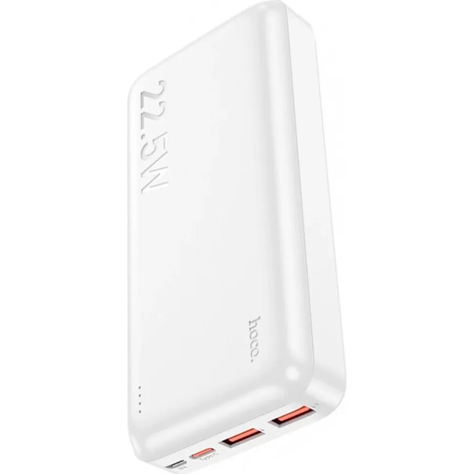 Внешний аккумулятор Hoco J101A Astute 20000 mAh 22,5W White - фото 2