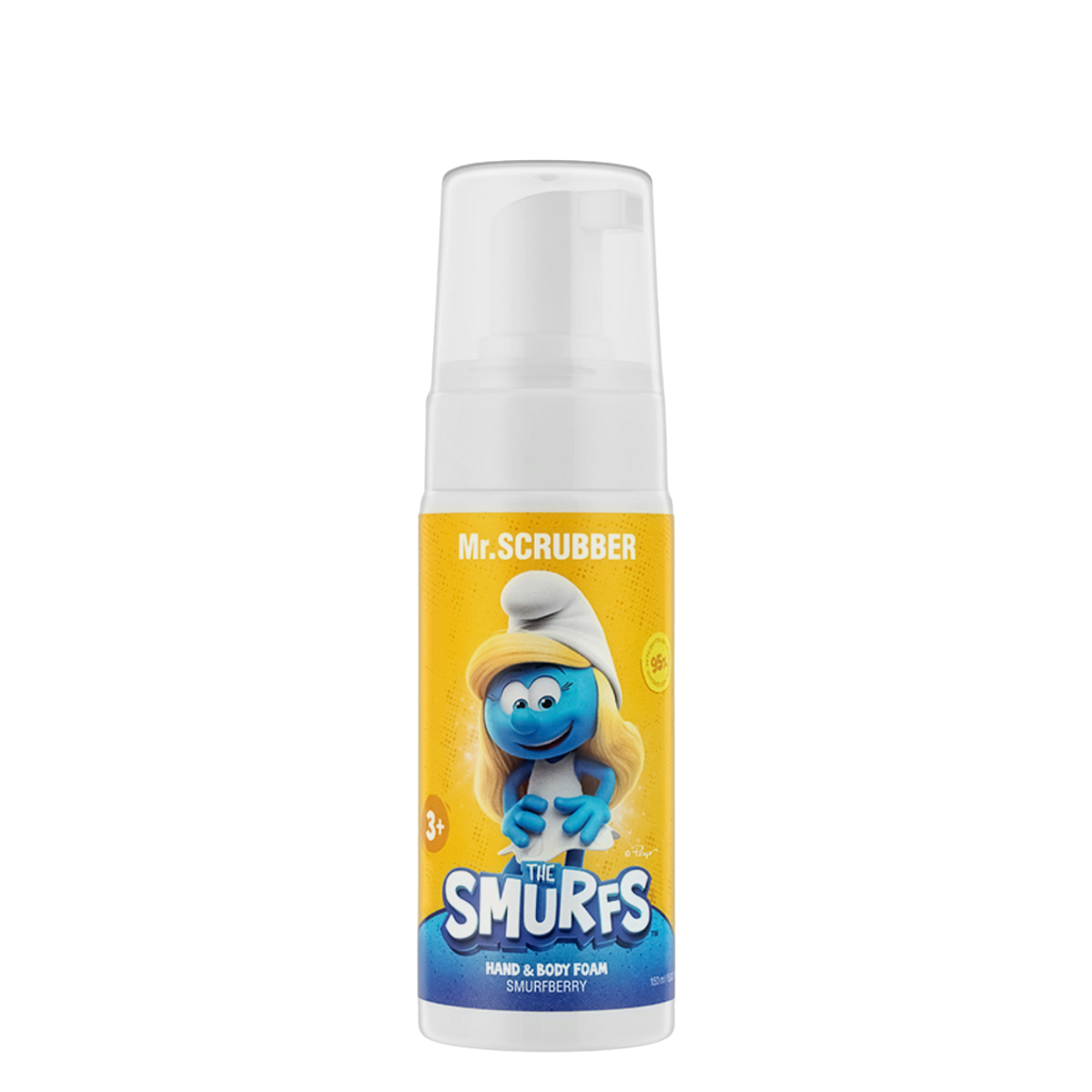 Детская пена для рук и тела MrScrubber The Smurfs Smurfberry 3+ лет 150 мл Детская пена для рук и тела MrScrubber The Smurfs Smurfberry 3+ лет 150 мл