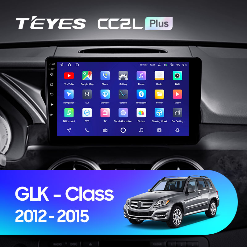 Автомагнитола штатная Teyes CC2L Plus для Mercedes Benz GLK-Class X204 2012-2015 Android 2/32 Гб (1592609046) - фото 3