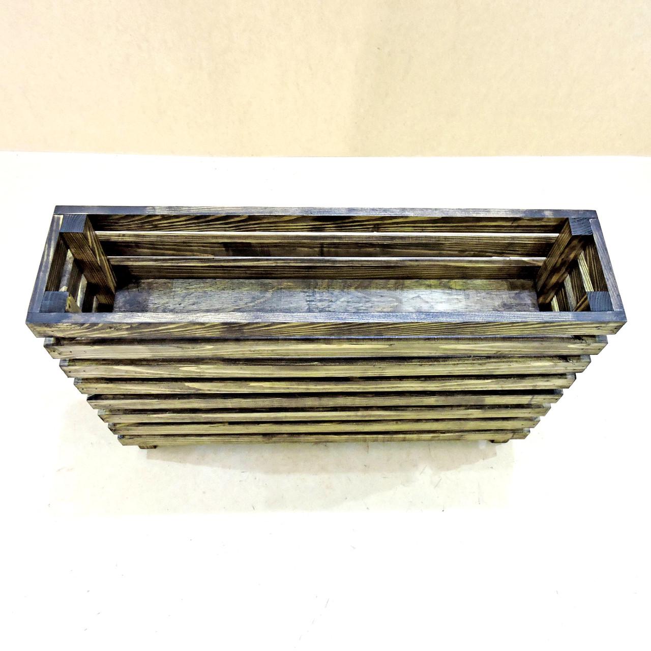 Кашпо на стійці з дерева Лахольм 75х22х55 см Моріон (КШС-7522551211) - фото 6 Кашпо на стійці з дерева Лахольм 75х22х55 см Моріон (КШС-7522551211) - фото 6