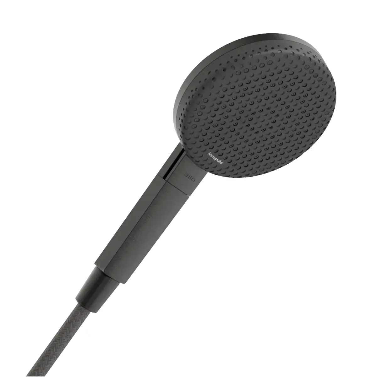 Лейка для душа Hansgrohe Raindance Alive Select S EcoSmart пластик Черный матовый/Хром (24500340) Лейка для душа Hansgrohe Raindance Alive Select S EcoSmart пластик Черный матовый/Хром (24500340)