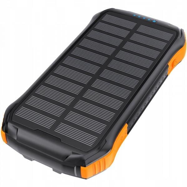 Повербанк Choetech 10000 mAh 10W solar panel Black-Orange (B658-OR)