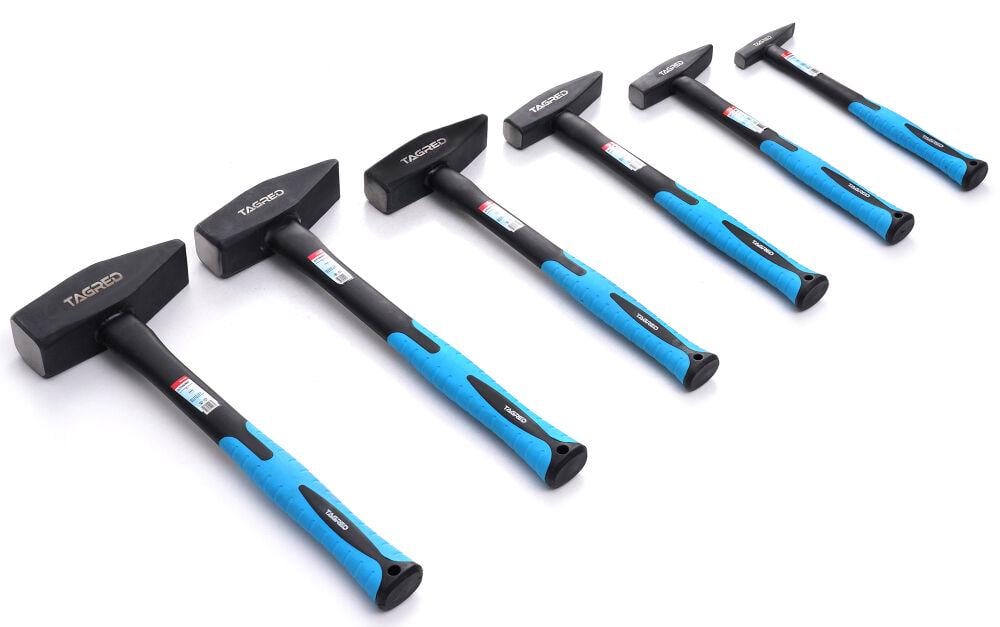 Молотки с фибергласовой ручкой TAGRED TA1422 6 шт.