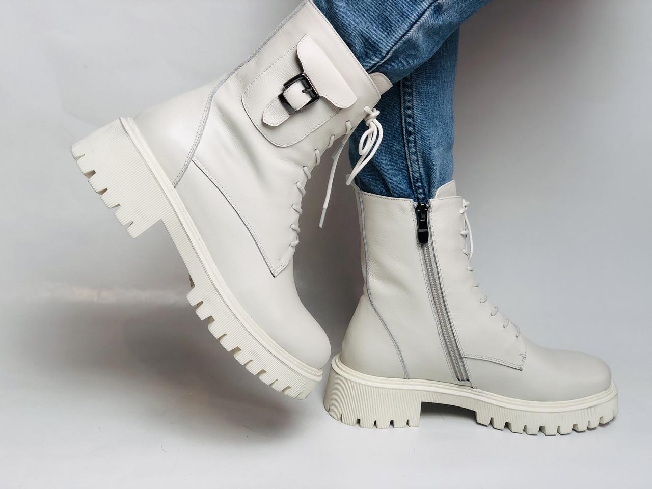 Ботинки женские Farinni осенние р. 40 25 см Белый (2509)