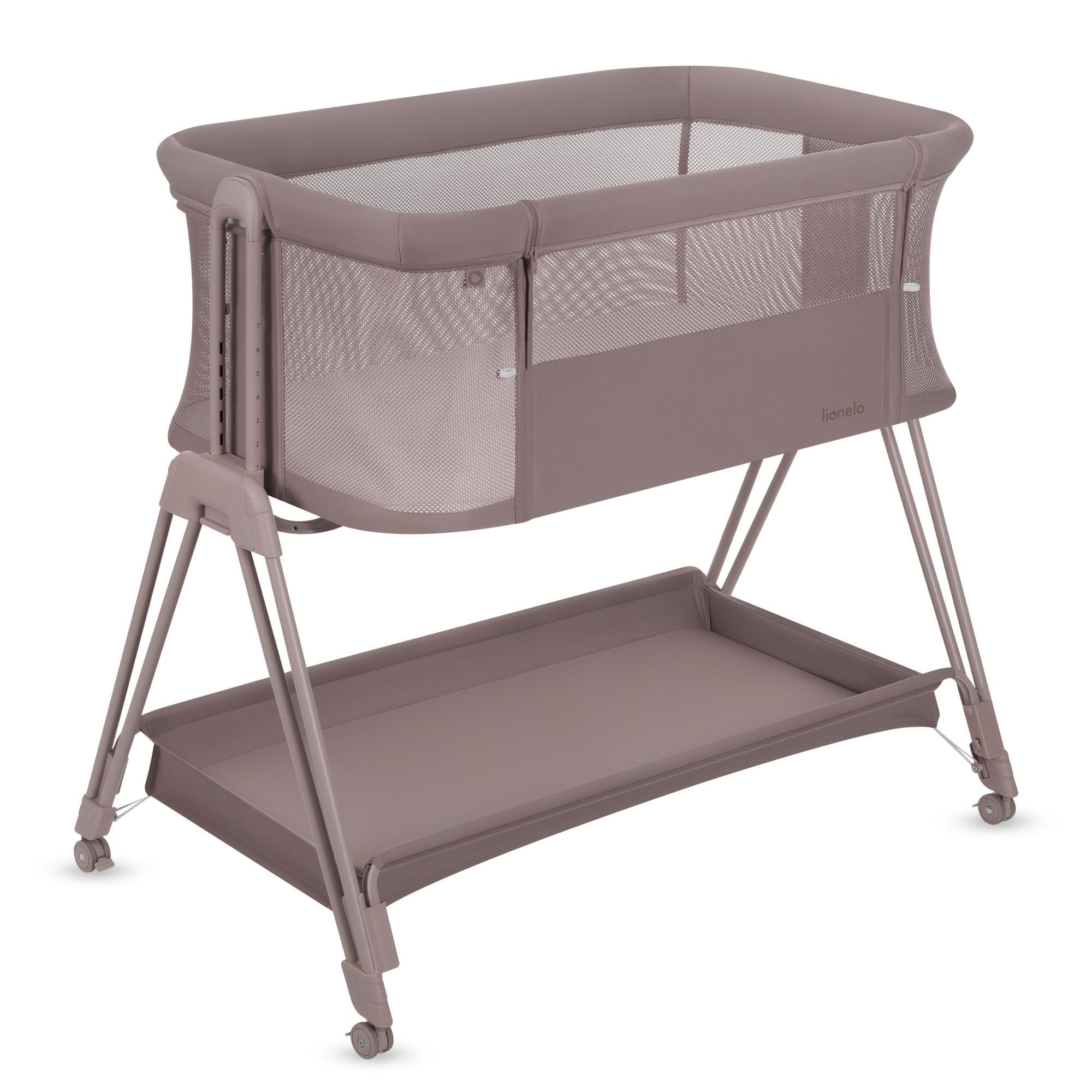 Кроватка приставная Lionelo LUNA Beige Taupe