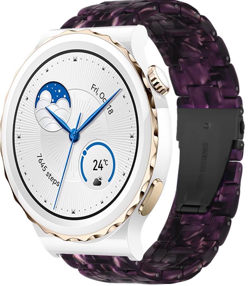 Ремінець зі смоли Resin для смарт-годинника Huawei Watch GT3 Pro 43 мм Violet (38340-2F) Ремінець зі смоли Resin для смарт-годинника Huawei Watch GT3 Pro 43 мм Violet (38340-2F)