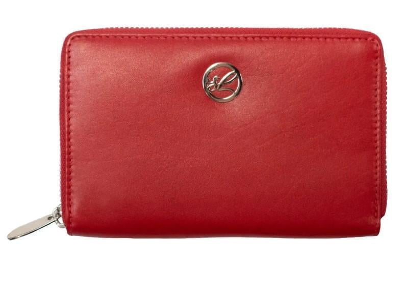 Гаманець жіночий шкіряний SEMI LINE RFID P8271-2 Red (DAS303160)