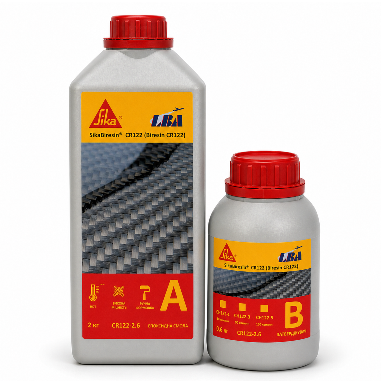 Смола эпоксидная для карбона и композитов Sika Biresin CR122 2,6 кг/отвердитель MGS LR-285