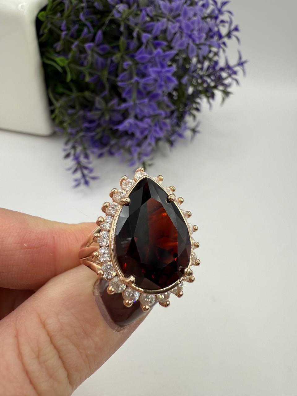 Срібна каблучка 925 проба в позолоті Гюрем Султан/Хюрем (2554492936) - фото 6