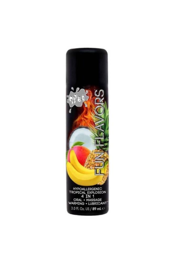 Лубрикант-розігрівач Wet Fun Flavors Tropical Fruit Explosion мультифрукт 89 мл (2179340776) Лубрикант-розігрівач Wet Fun Flavors Tropical Fruit Explosion мультифрукт 89 мл (2179340776)