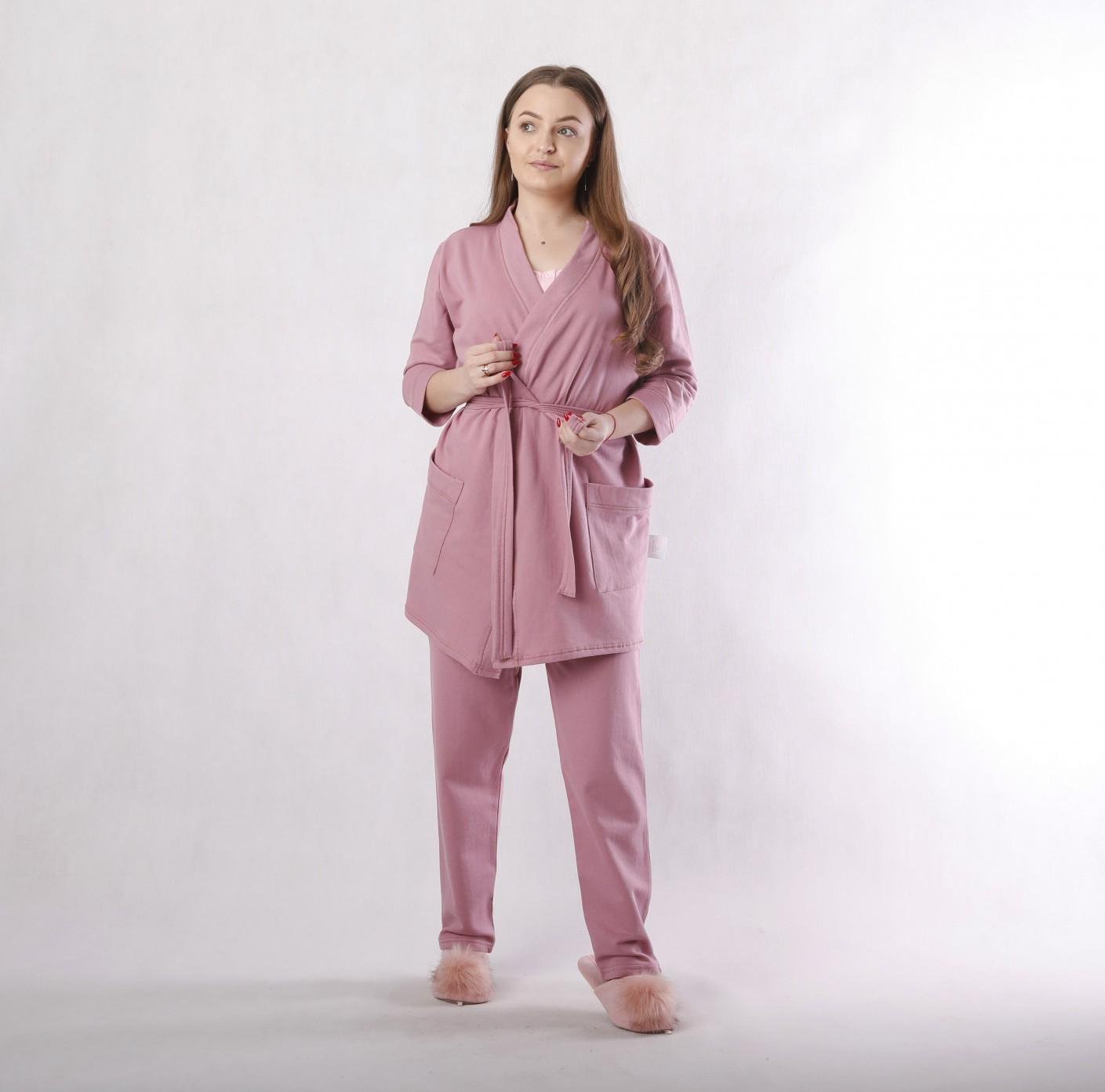 Піжама жіноча тепла GO-IN TN2-1896 р. 42-44 Темно-рожевий - фото 2 Піжама жіноча тепла GO-IN TN2-1896 р. 42-44 Темно-рожевий - фото 2