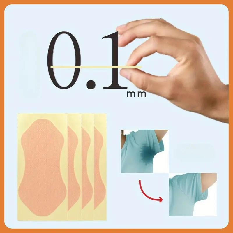 Пластыри на подмышки для поглощения пота/запаха/от пятен самоклеящиеся 10 шт. Бежевый (2789190542) - фото 6