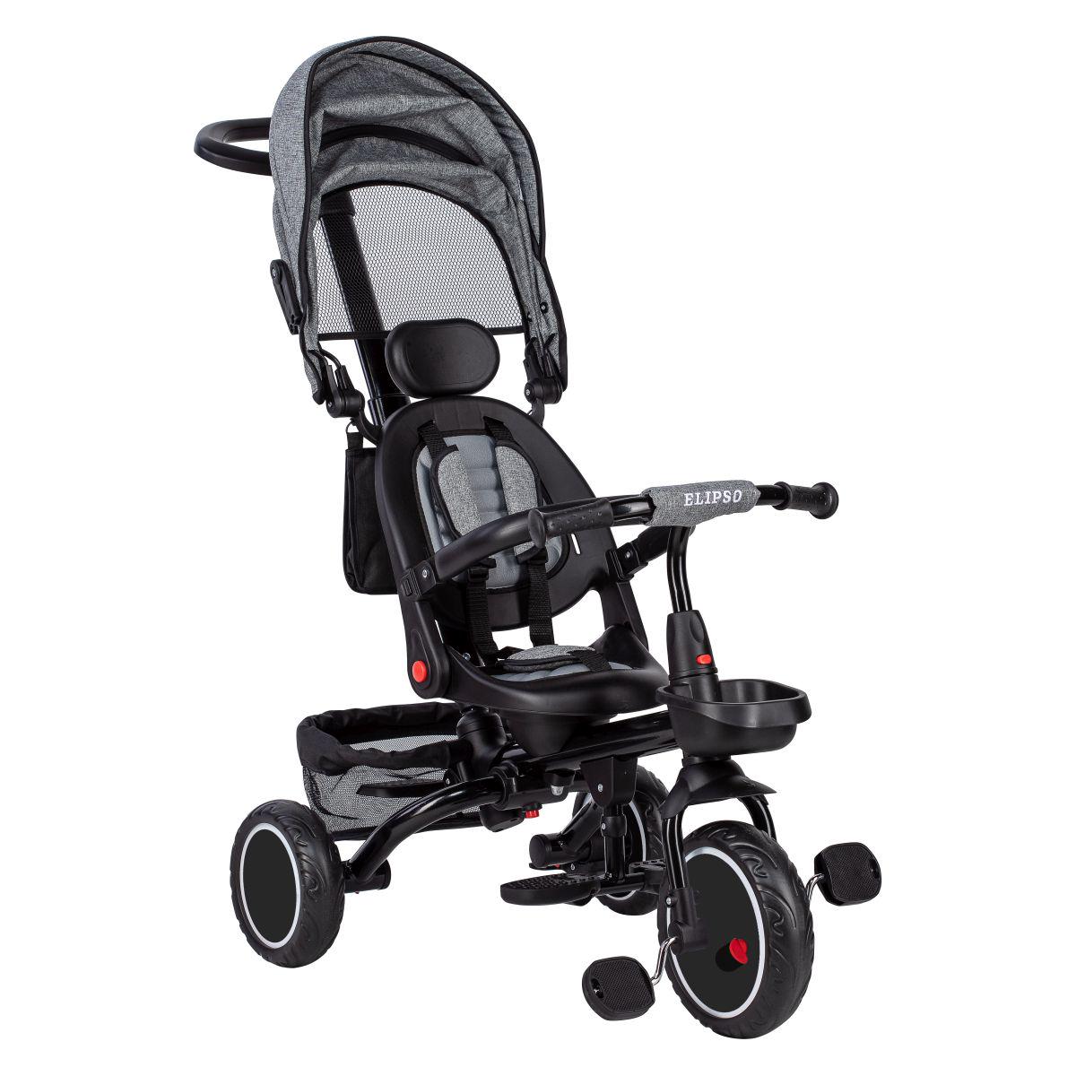 Велосипед дитячий триколісний Free2Move ELIPSO Black/Grey - фото 5