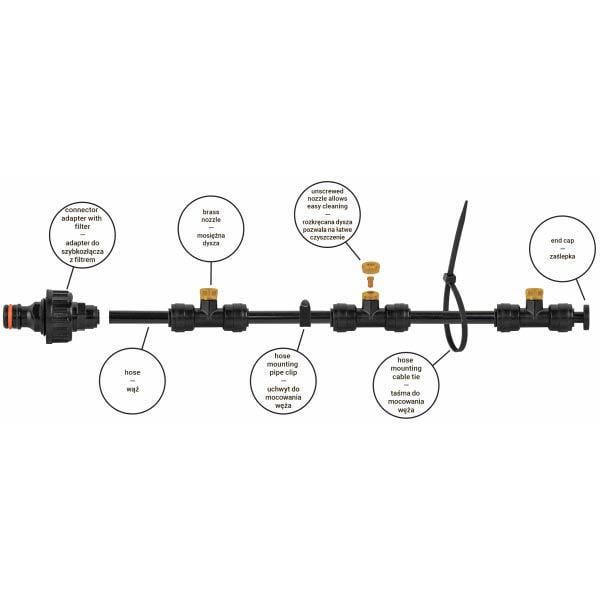 Туманообразователь садовый Black Line 15 м (ECO-Z1015) - фото 2 Туманообразователь садовый Black Line 15 м (ECO-Z1015) - фото 2