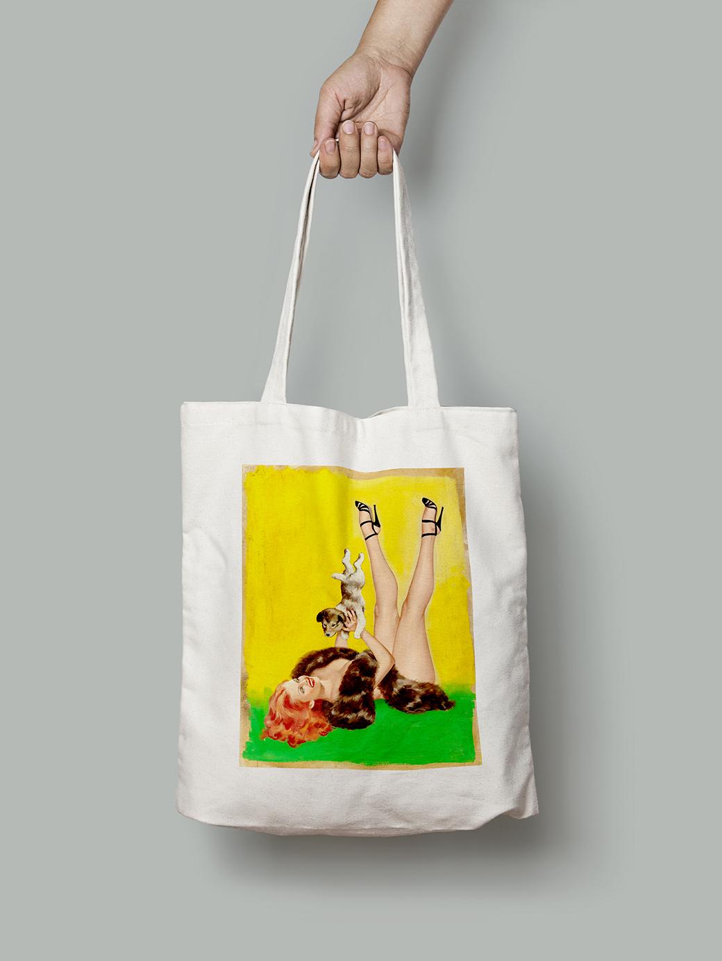 Эко-сумка Щенячья любовь 1949 - 1951 гг. Питер Дрибен шопер (pin_up0030017_Bag)