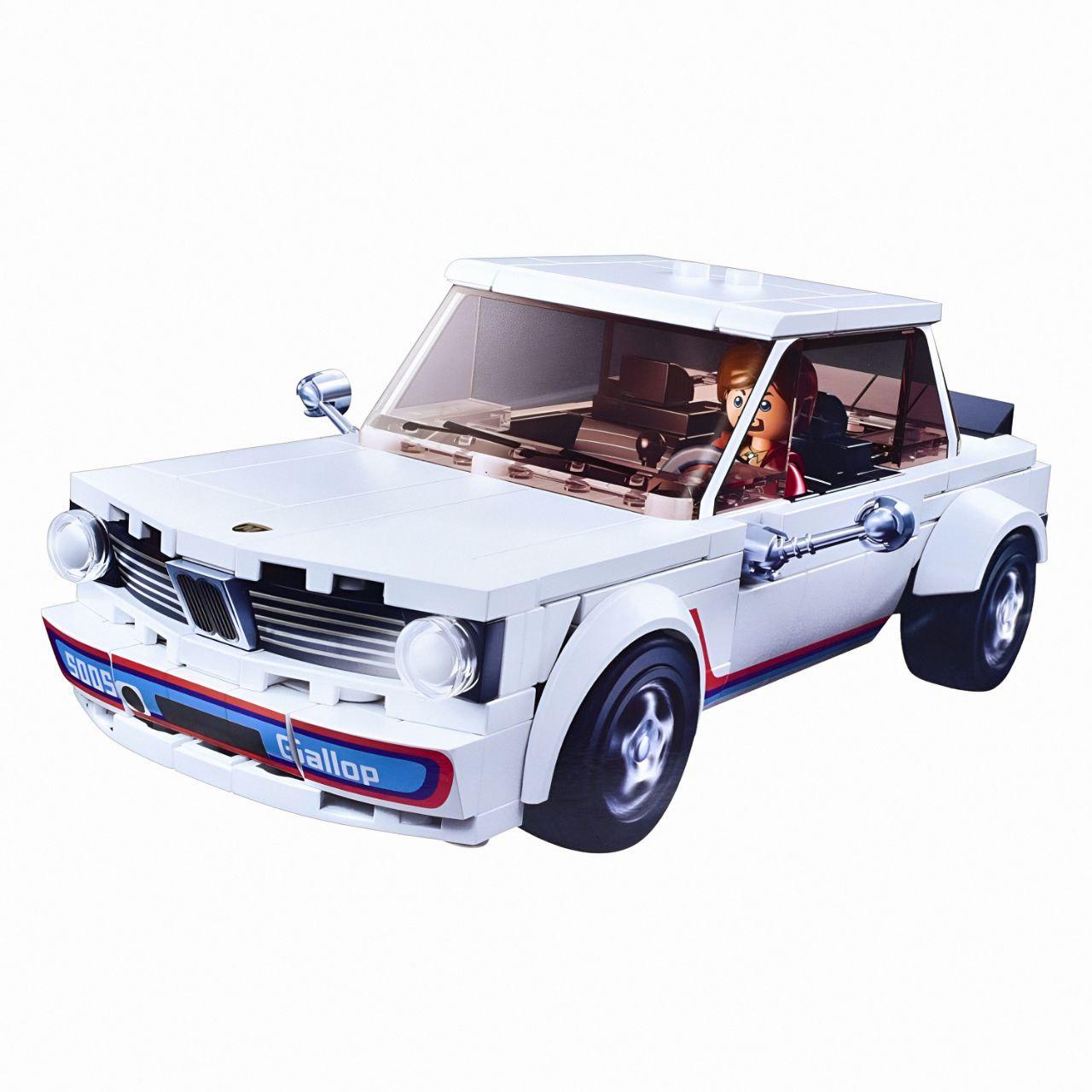 Конструктор Sluban M38-B1126 Машинка с фигуркой 277 деталей Белый (27821429)